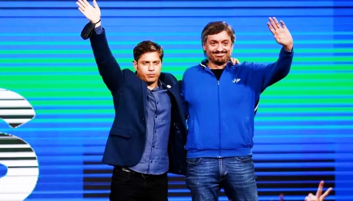 Tras el caso Insaurralde, Máximo reaparece en escena y se suma a la campaña de Kicillof