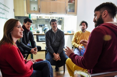 Vidal sigue encabezando la campaña: junto a Bullrich dialogaron con alumnos de la UTN