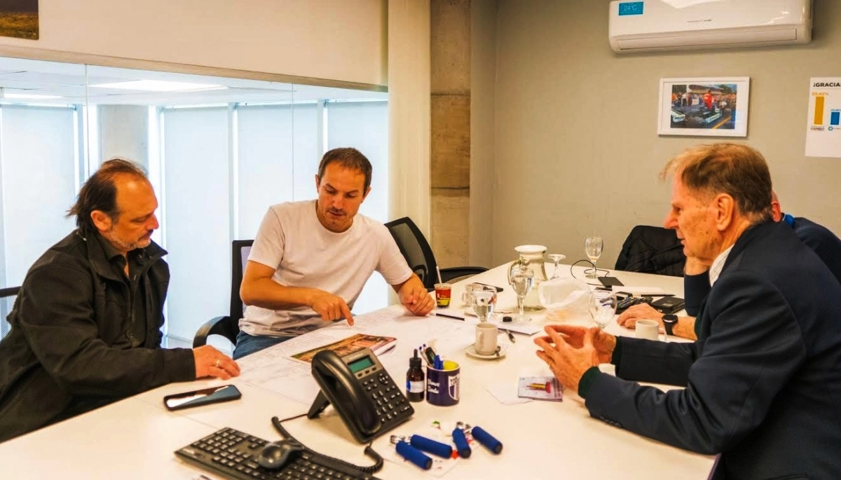 Abella se reunió con desarrolladores y concretó la construcción de un hotel en Campana