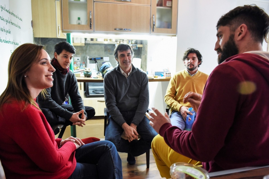 Vidal sigue encabezando la campaña: junto a Bullrich dialogaron con alumnos de la UTN