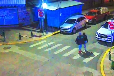 Detuvieron a un violento que golpeó a la pareja en la vía pública