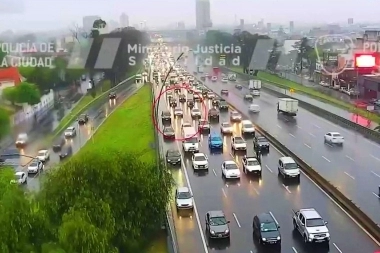 Persecución y detención: junto a una falsa embarazada robaron un auto y cayeron por el Anillo Digital