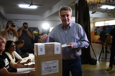 Votó Agustín Rossi: “Cuándo el pueblo decido hay que tomarlo con serenidad y aceptar la decisión”