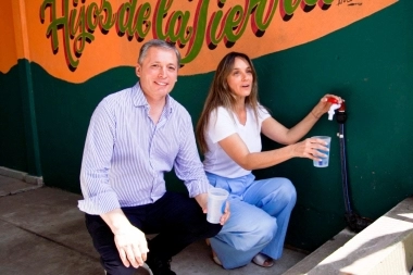 Gray y Galmarini inauguraron nuevas ampliaciones de red de agua potable en Esteban Echeverría