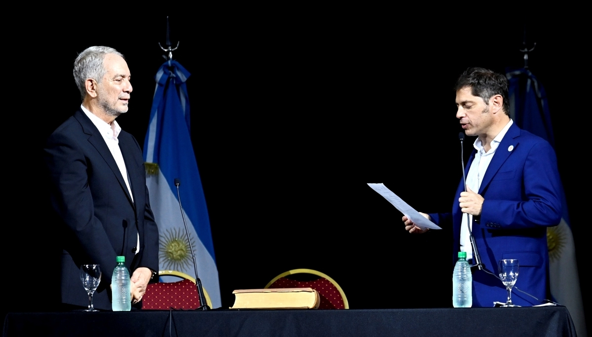 Kicillof le tomó juramento a Alak y afirmó que convertirá a La Plata en un “faro” para la Provincia