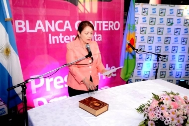Cantero juró como intendenta en Presidente Perón y agradeció el “trabajo de la militancia”