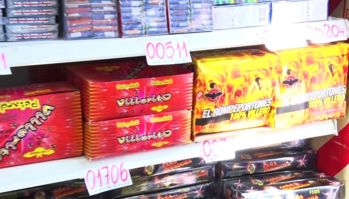 Personas con TEA y mascotas, agradecidos: secuestraron 1400 elementos de pirotecnia sin licencia