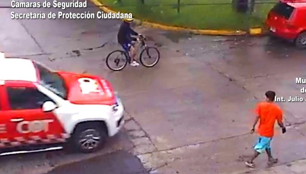 Robaron en una casa y las cámaras de vigilancia registraron la huida hasta que fueron interceptados