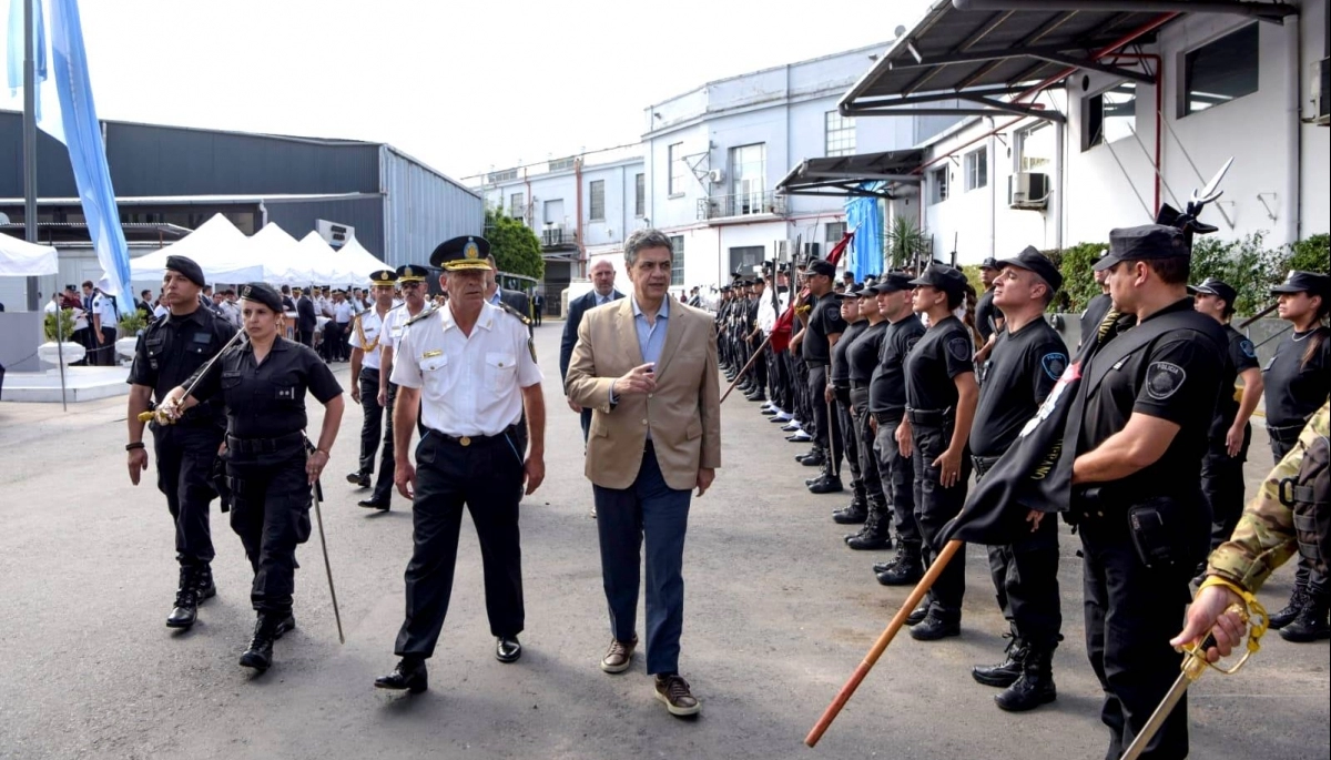 Jorge Macri reconoció a los policías de la Ciudad que actuaron en los incidentes del Congreso en 2017