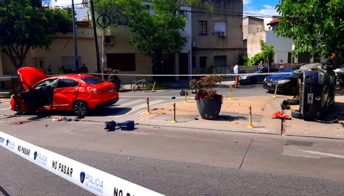 Tremendos choques en la mañana del año nuevo en la ciudad