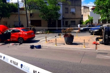 Tremendos choques en la mañana del año nuevo en la ciudad