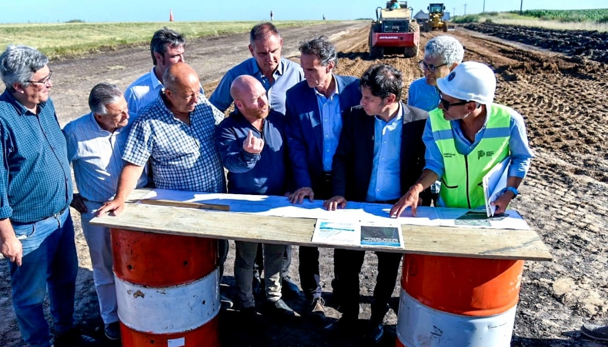 Kicillof inició la nueva Autovía en la Costa Atlántica y señaló que “redundará” en más trabajo