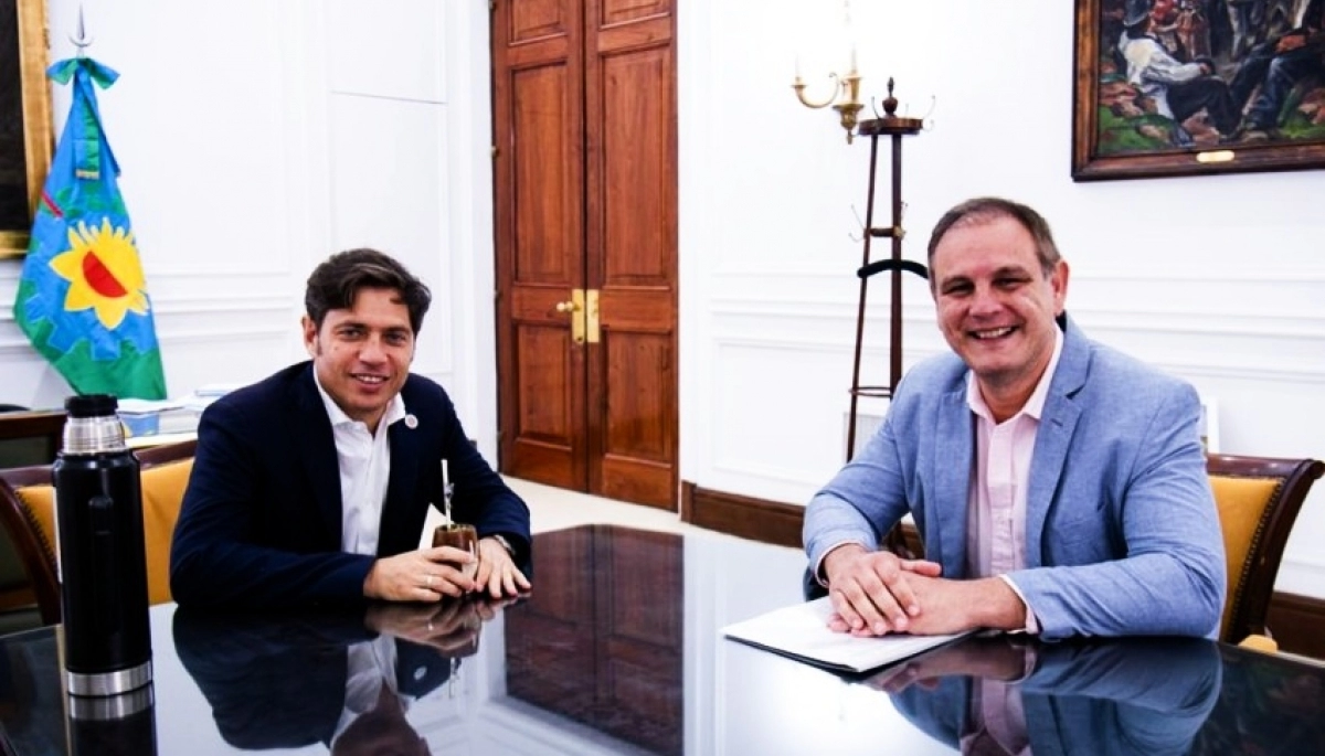 Un intendente de la UCR agradeció a Kicillof por una obra en su distrito