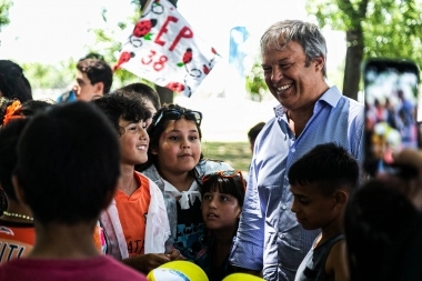 Cascallares visitó a los chicos que participaron del programa “Escuelas Abiertas en Verano”
