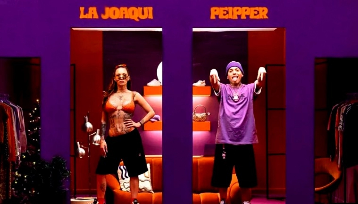 Turreo al máximo: La Joaqui se juntó con Peipper para estrenar “Besinho”