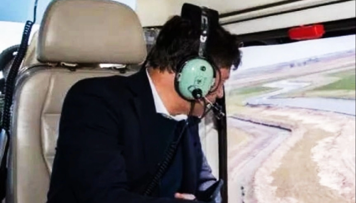 Kicillof preocupado: una falla en uno de sus aviones hizo cancelar una visita a un municipio