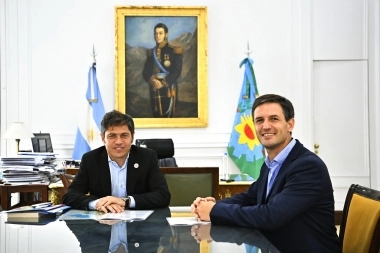 Kicillof recibió a Mantegazza para acordar la planificación de una agenda de trabajo conjunto