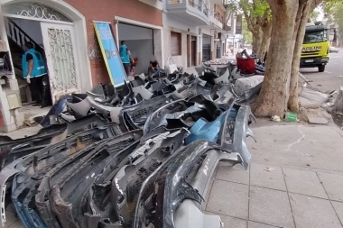 Clausuraron talleres para autos y secuestraron centenares de autopartes sospechosas