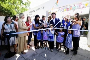 Kicillof y Espinoza inauguraron un Jardín de Infantes en La Matanza: “A Milei no le importa la educación”