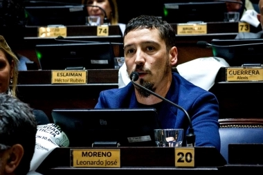 Desde la Legislatura, Moreno detalló el proyecto sobre Malvinas y el "reclamo permanente” de la soberanía