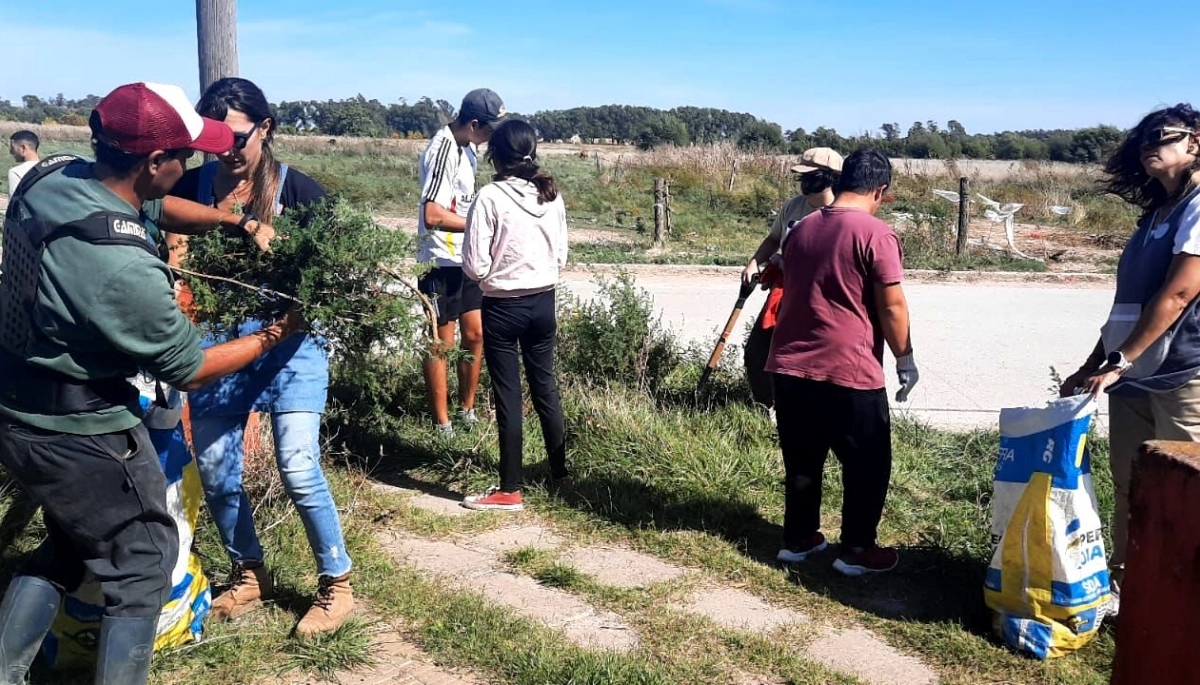 Gómez impulsó el proyecto “Activamente Verde” en Gonzales Chaves