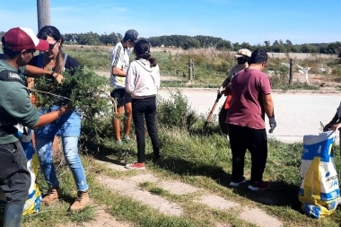 Gómez impulsó el proyecto “Activamente Verde” en Gonzales Chaves