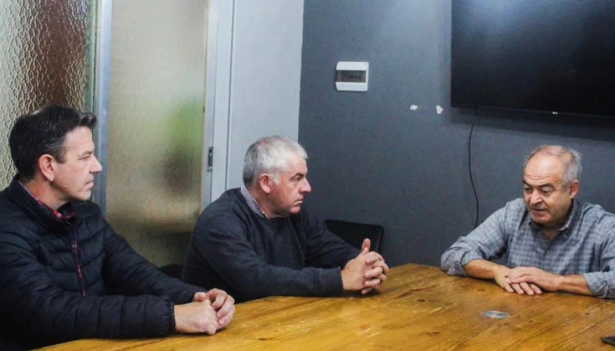 Con una agenda conjunta, Sciaini y Martini se reunieron en Tapalqué junto a autoridades ambientales