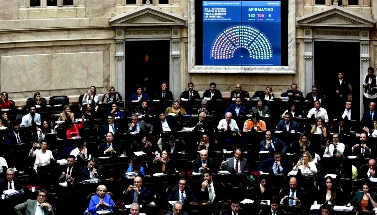 Congreso: Diputados aprobó en general la “reformada” Ley Ómnibus de Milei
