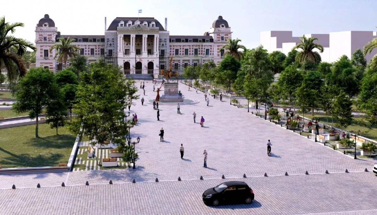 Fotos y detalles del proyecto de renovación: cómo será la nueva Plaza San Martín de La Plata
