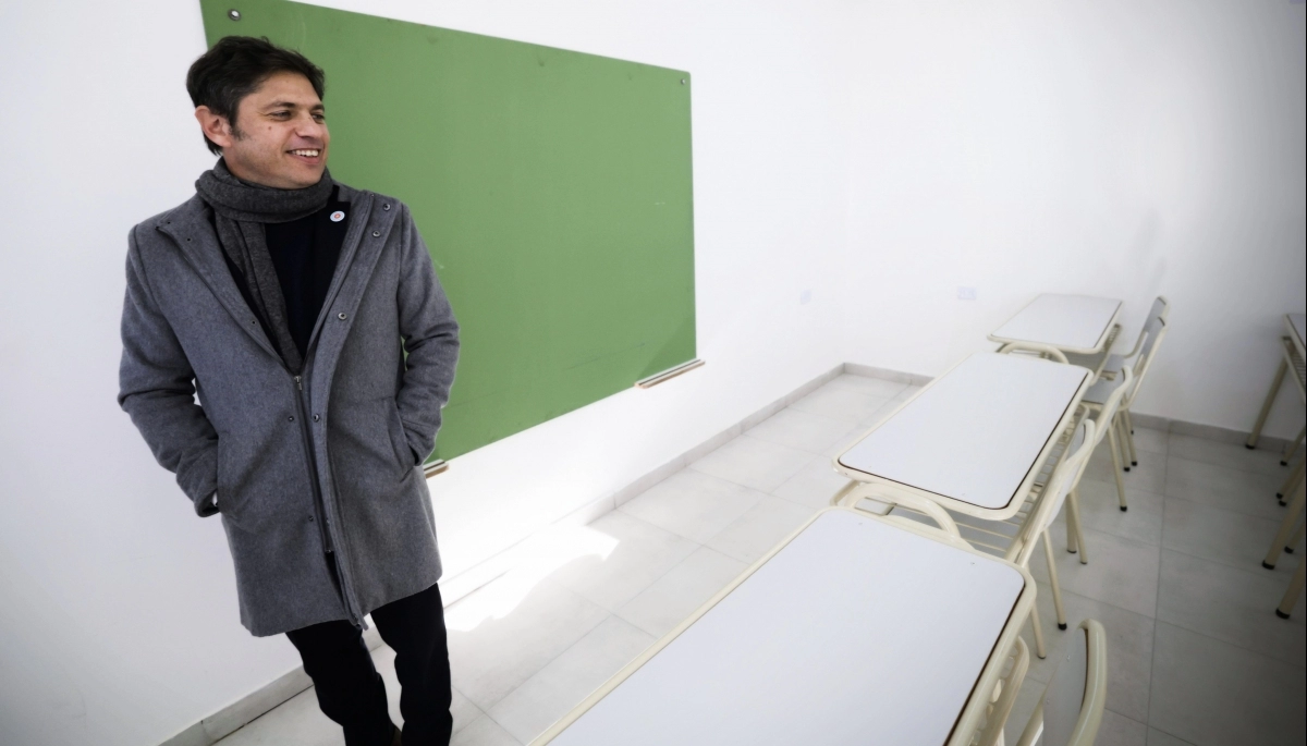 Kicillof inauguró el aula nº1.000 como gobernador: “Nuestro pueblo necesita la educación pública”