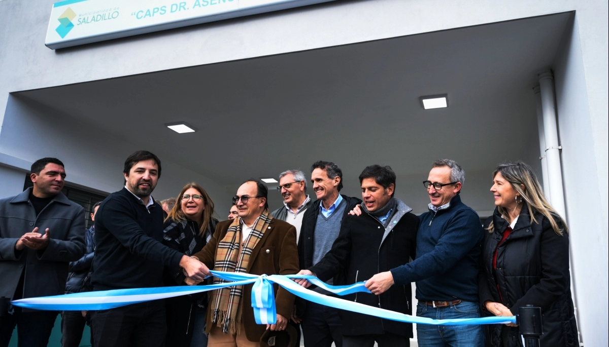 Kicillof inauguró un nuevo CAPS en Saladillo y apuntó contra las “ideas del individualismo” de Milei