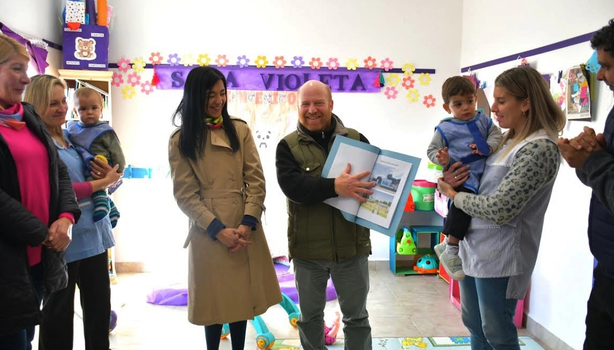 Mar Chiquita: Wischnivetzky presentó la ampliación del Jardín Maternal EPI de Vivoratá