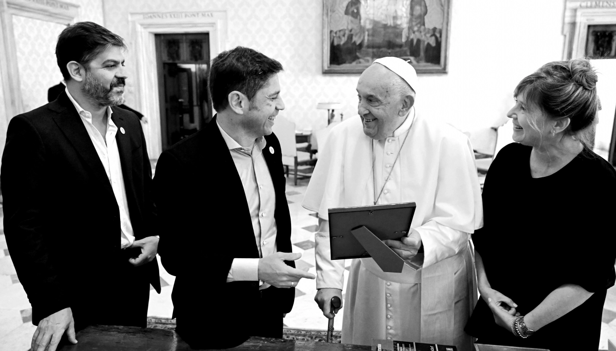 Fuera de agenda: Kicillof y un segundo encuentro privado y secreto con el papa Francisco