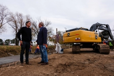 Agenda por la Sexta Sección: Katopodis recorrió obras en General La Madrid y Laprida