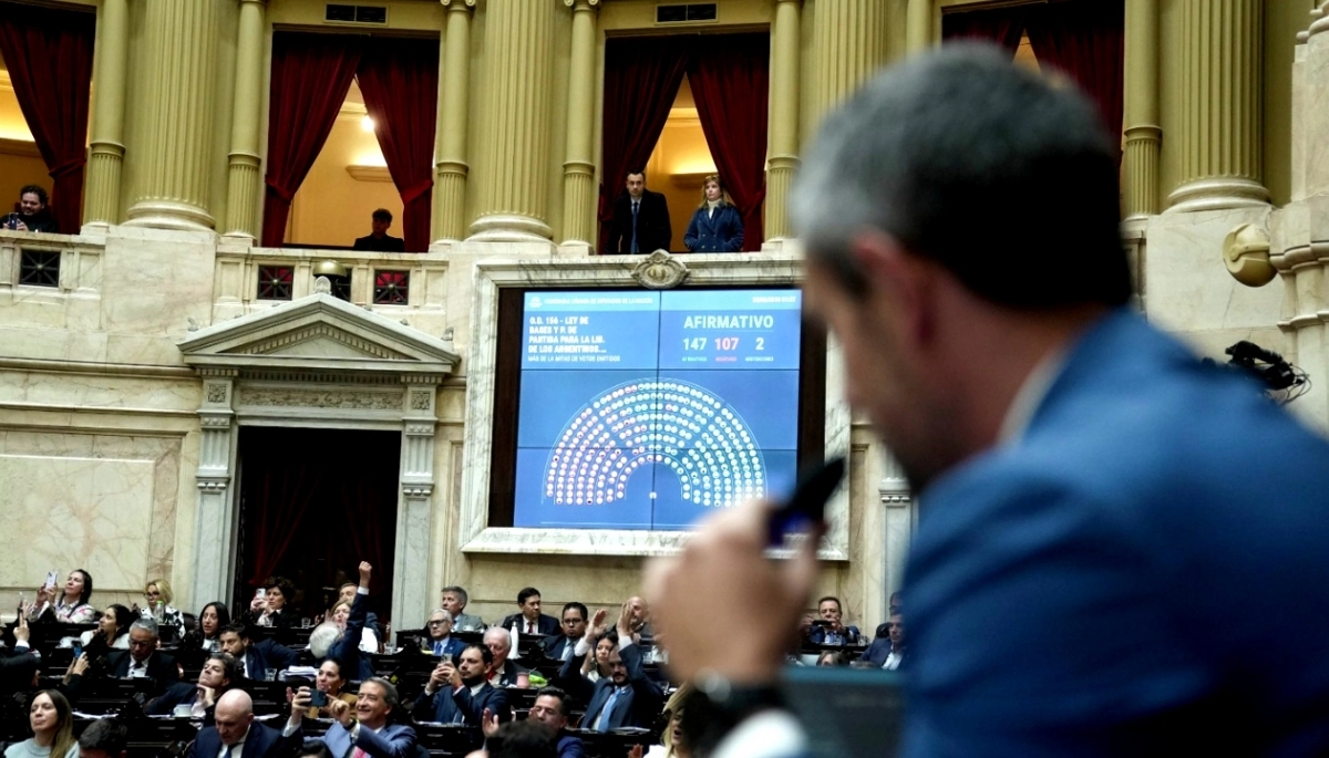 Primer triunfo legislativo de Milei: el Congreso aprobó una edulcorada Ley Bases