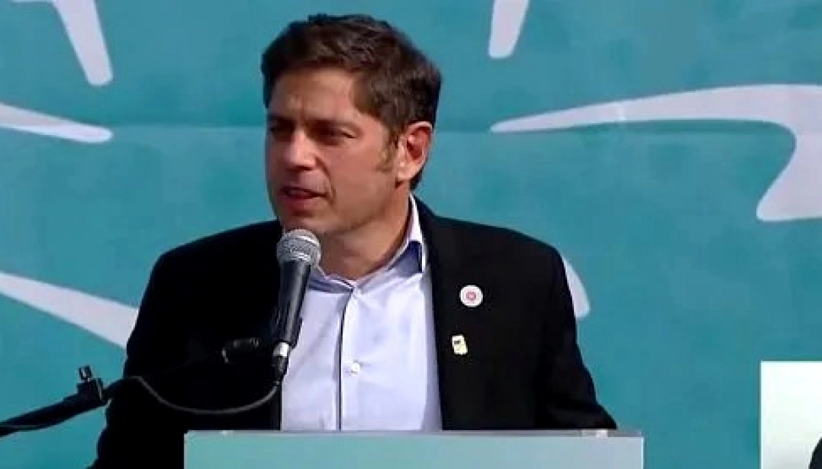 Kicillof encabezó el acto por los 50 años de la muerte de Perón
