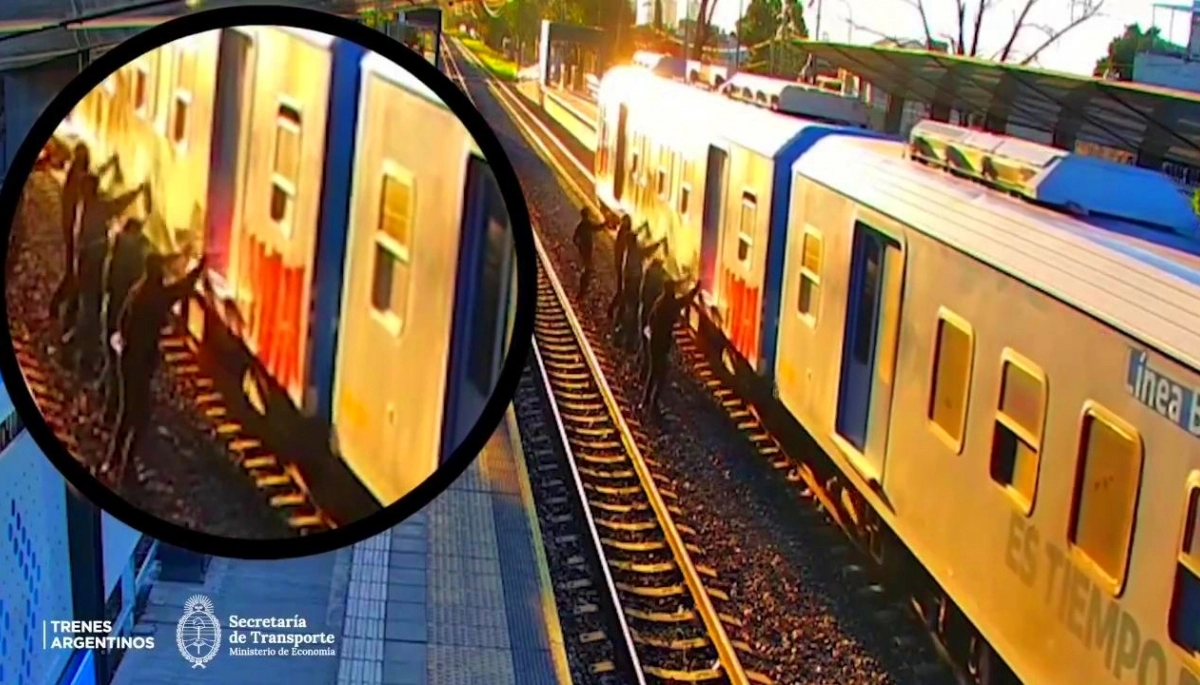La Federal detuvo a cinco sujetos que vandalizaron una formación del Ferrocarril Belgrano Sur