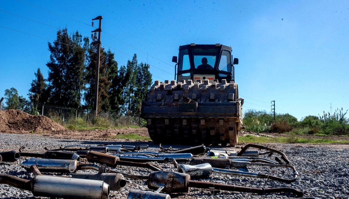 Municipio del Interior bonaerense le declara la guerra a los caños de escape de las motos