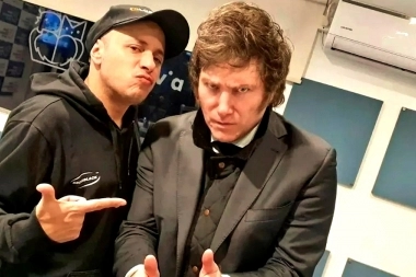 “¡El Dipy, papá!”: Milei prepara un cargo en la Secretaría de Cultura para el cantante