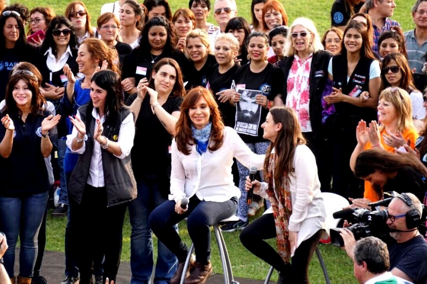 Cristina se reunió con mujeres sindicalistas e intendentes de la Segunda y Cuarta Sección