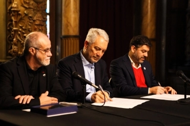 Alak y Bianco firmaron acuerdos para un proyecto de “modernización urbana” en La Plata