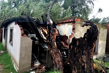 Egüen creó un fondo de subsidios para emergencias climáticas en 25 de Mayo