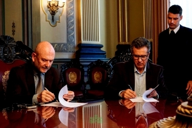 Juanci Martínez cedió un espacio a la Suprema Corte en Rivadavia para el Juzgado de Paz