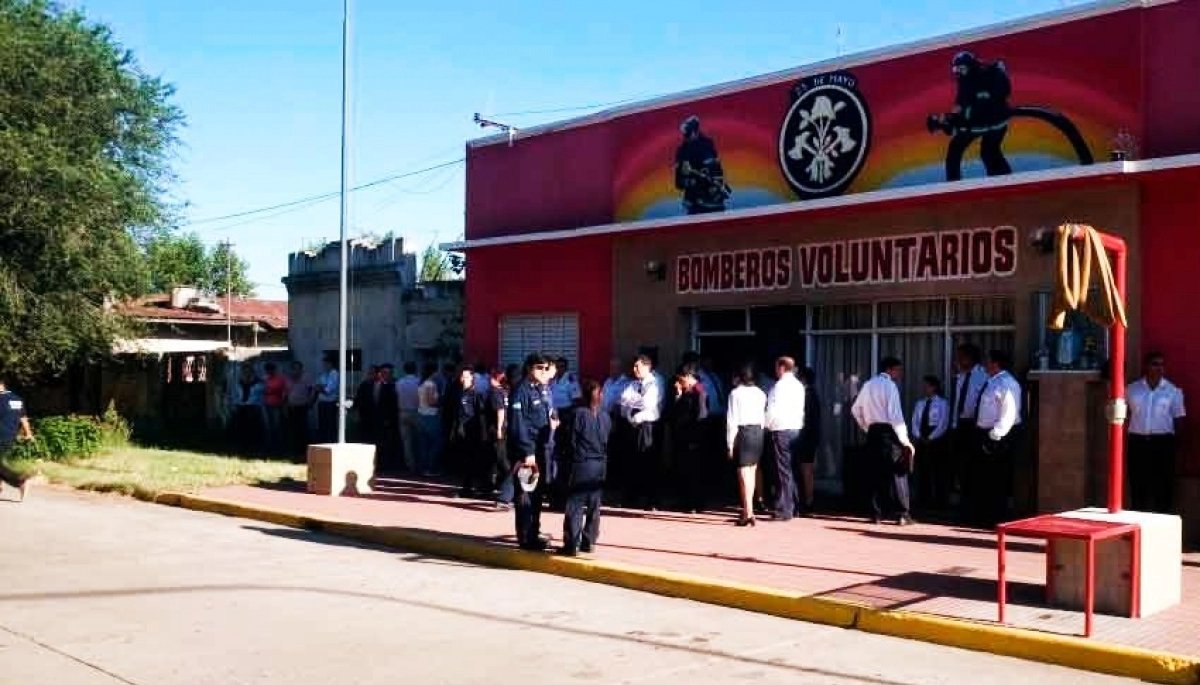 Reunión con representantes: Egüen decretó el Día del Bombero Voluntario Veinticinqueño