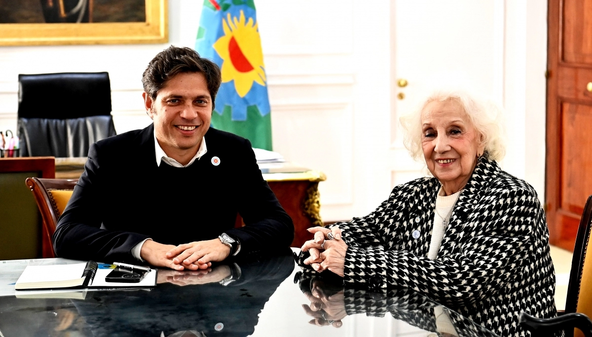 Nación cierra, Provincia abre: Kicillof y Estela de Carlotto presentaron la nueva Conadi bonaerense