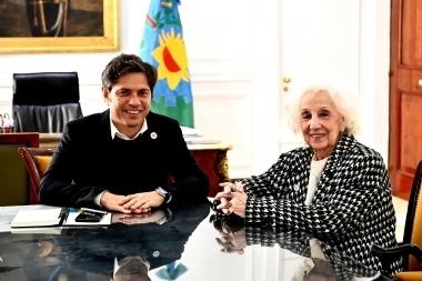 Nación cierra, Provincia abre: Kicillof y Estela de Carlotto presentaron la nueva Conadi bonaerense