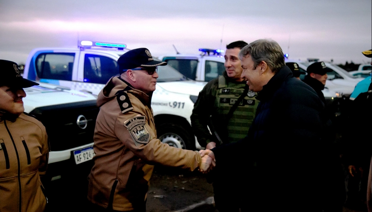 “Trabajo articulado”: Cascallares supervisó un operativo policial focalizado en Glew y Longchamps