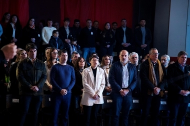 Junto a intendentes de la región, Lucía Gómez festejó los 108 años de Adolfo Gonzales Chaves