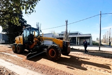 El gobierno de Sciaini avanza en gestiones para obras sobre la vía pública de Roque Pérez