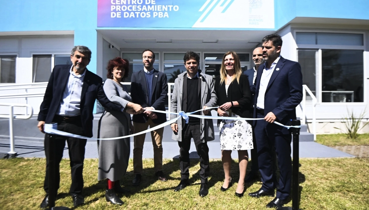 Novedad en La Plata: Kicillof inauguró un nuevo Centro de Procesamiento de Datos